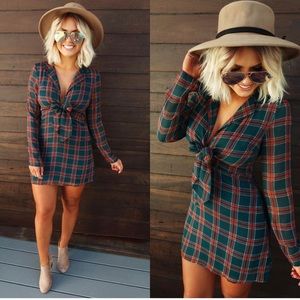Fall Plaid Dress